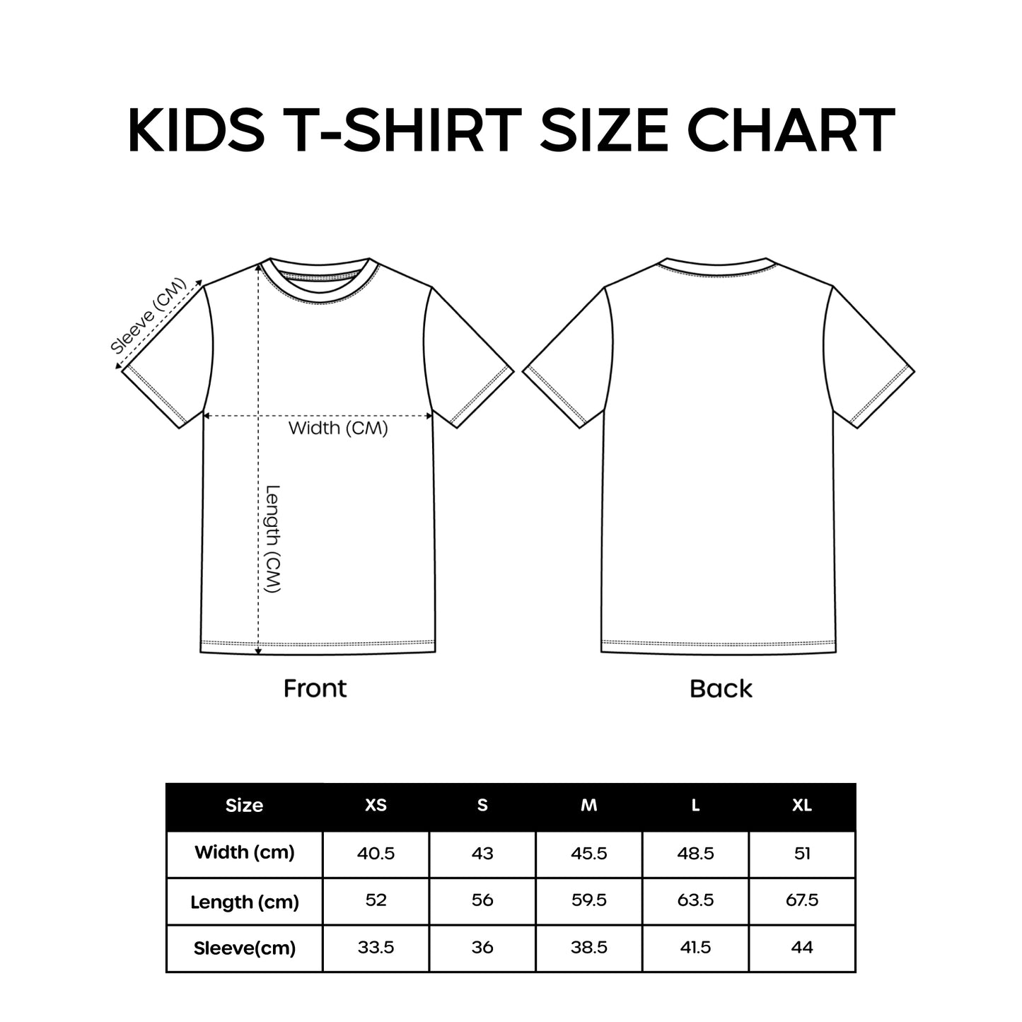 Kids Black T-shirt