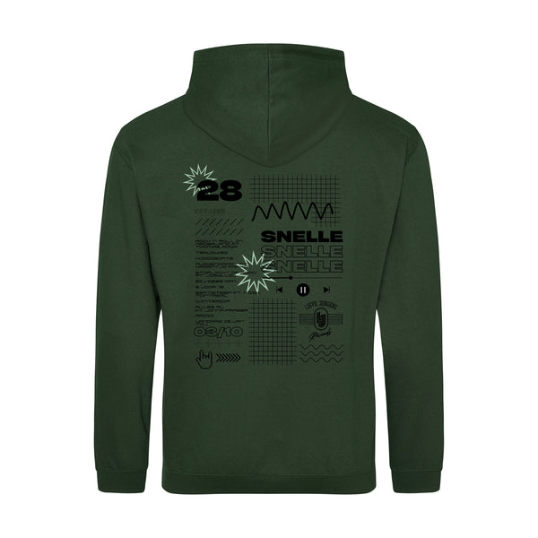 28 Graphic Hoodie in Forest Green